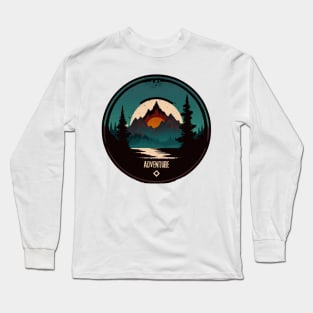 Adventure Sun Mountain Long Sleeve T-Shirt